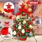 2FT Tabletop Mini Christmas Tree (Mini Tree- Snowman Light) 12"D x 12"W x 24"H